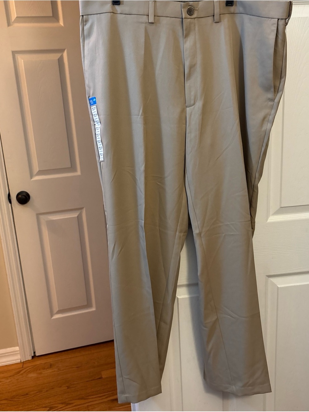 Haggar Men's Khaki Flat-Front Chinos - Tan